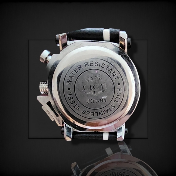 Lige Men's Watch Black - Picture 2 of 5